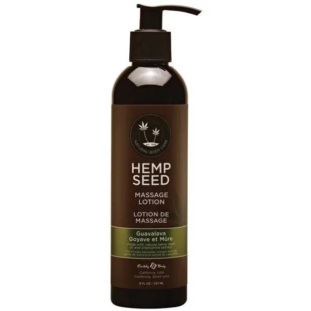 Earthly Body Hemp Seed Massage Lotion - 8 oz Guava Lava Earthly Body