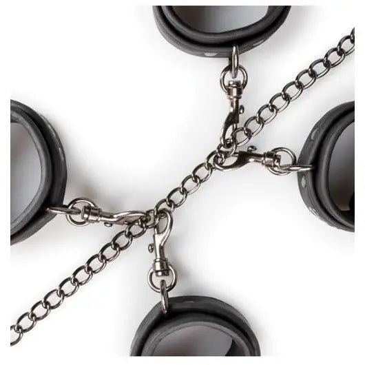 Easy Toys Fetish Set with Collar, Ankle & Wrist Cuffs Easy Toys