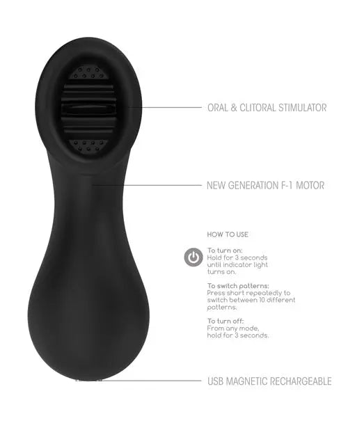 Elegance Dreamy Oral Clitoral Stimulator Shots