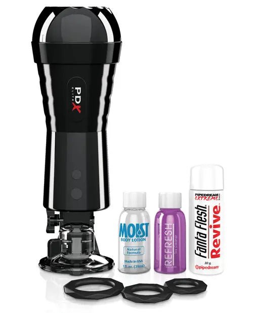 Elite Cock Compressor Vibrating Stroker Pipedream