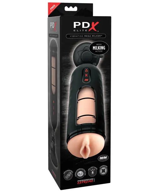 Elite Vibrating Mega Milker Stroker PDX