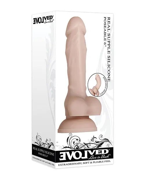 Evolved Real Supple Silicone Poseable - Realistic Dildo Evolved