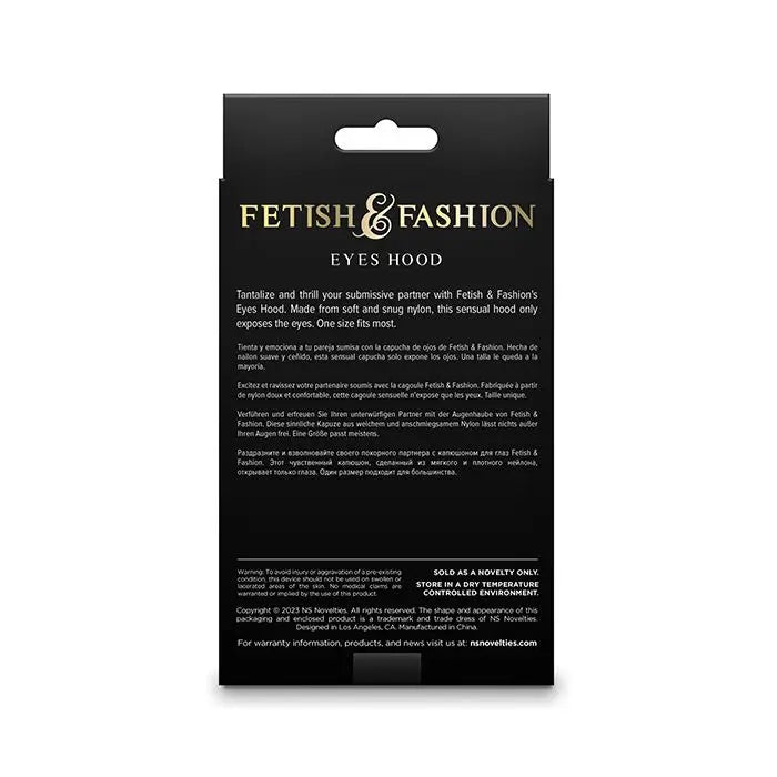 Eyes Open Bondage Hood - Fetish & Fashion NS Novelties