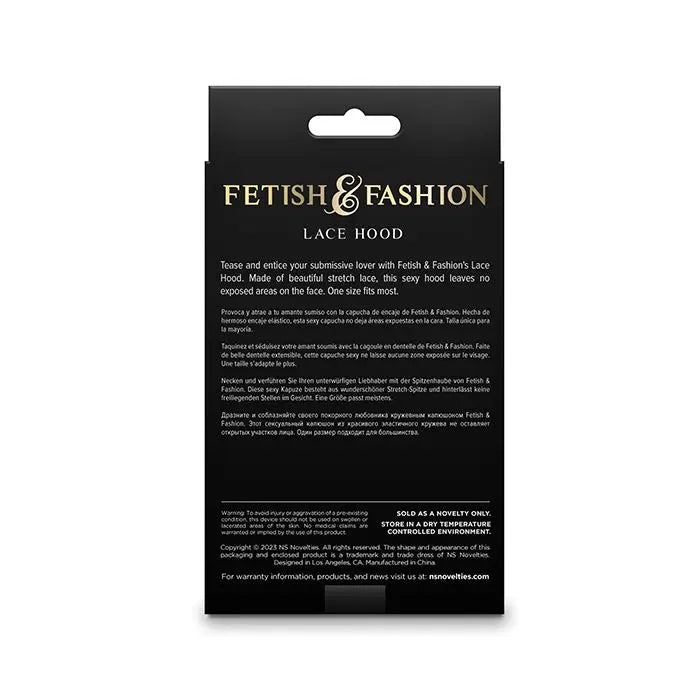Fetish & Fashion Lace Hood - Bondage Hood NS Novelties