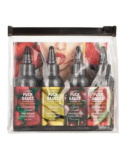 Fuck Sauce Flavored Water Based Personal Lubricant Variety 4 Pack - 2 oz Each Fuck Sauce