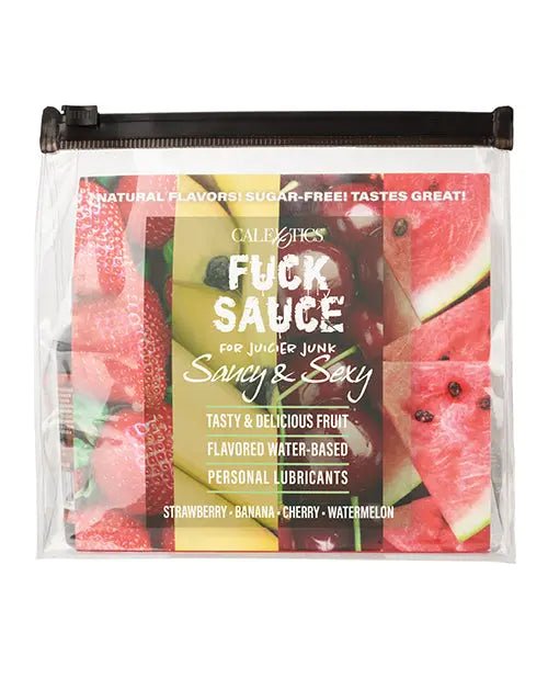 Fuck Sauce Flavored Water Based Personal Lubricant Variety 4 Pack - 2 oz Each Fuck Sauce