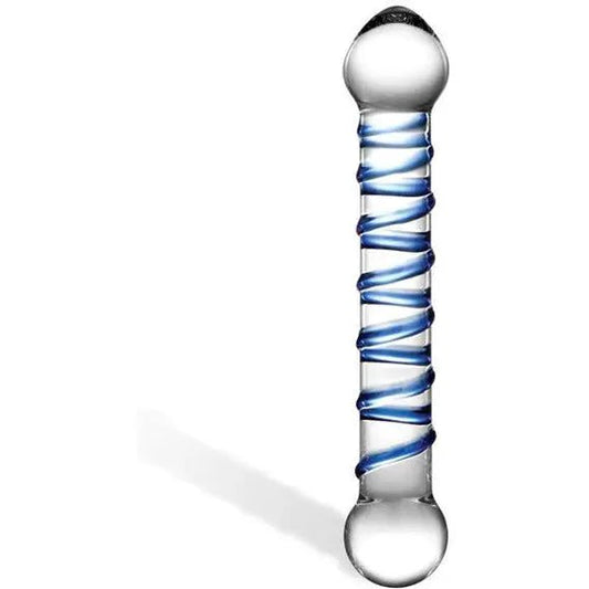 Glas 6.5" Spiral Dildo Glas