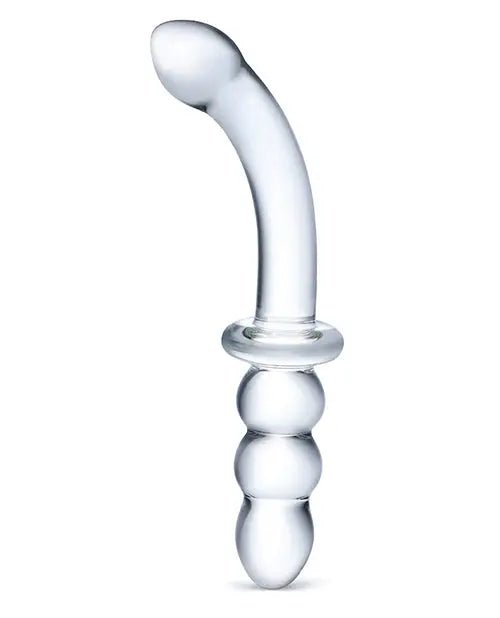 Glas 8" Ribbed G-Spot Glass Dildo - Glass Adult Toy Glas