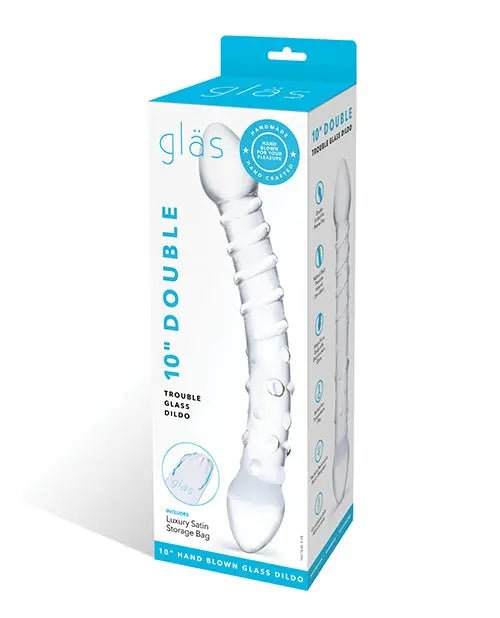 Glas Double Trouble Glass Dildo Glas