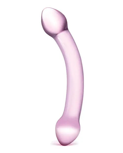 Glas Double Trouble Purple Glass Dildo Glas