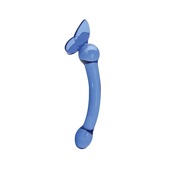 Glass Menagerie Butterfly Glass G Spot Dildo - Glass Dildo Glass Menagerie