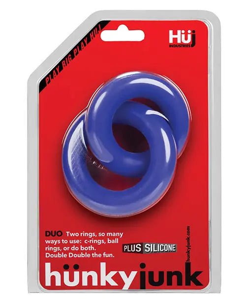 Hunky Junk Duo Linked Cock & Ball Rings Hunky junk