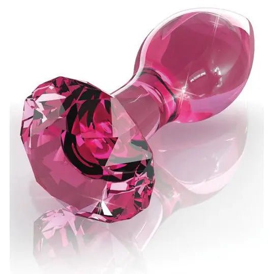 Icicles No. 79 Hand Blown Glass Diamond Butt Plug Icicle