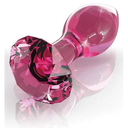 Icicles No. 79 Hand Blown Glass Diamond Butt Plug Icicle