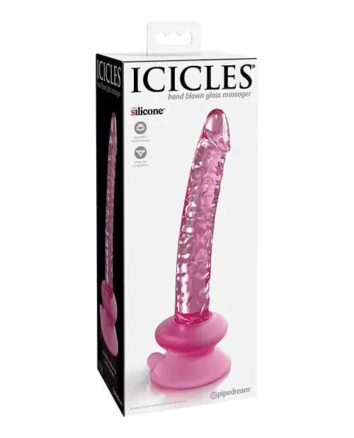 Icicles No. 86 Hand Blown Glass Dildo with Suction Cup Icicle