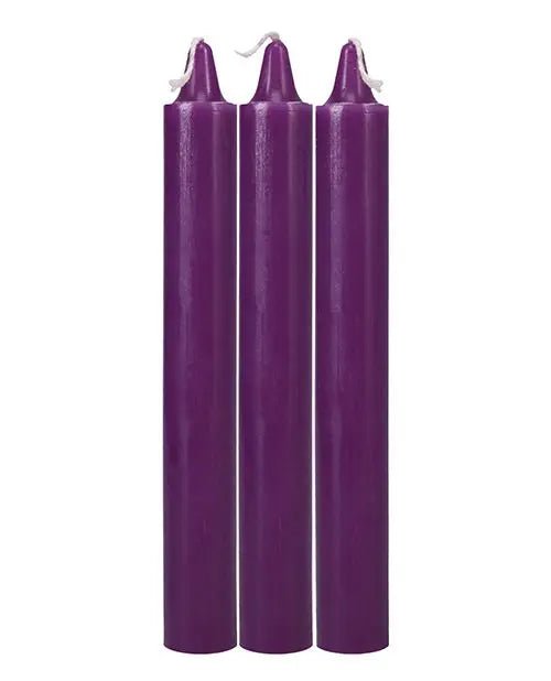Japanese Drip Candles - Pack of 3 Purple Doc Johnson's