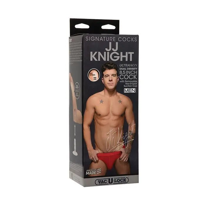 JJ Knight Dildo with Vac-U-Lock Suction Cup - 8.5" Realistic Dildo Doc Johnson's