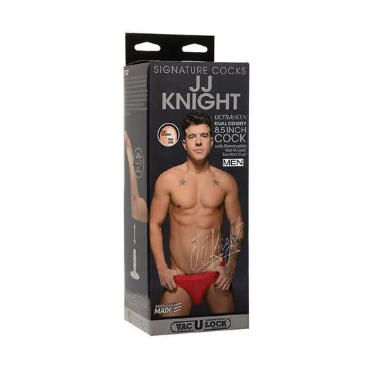 JJ Knight Dildo with Vac-U-Lock Suction Cup - 8.5" Realistic Dildo Doc Johnson's