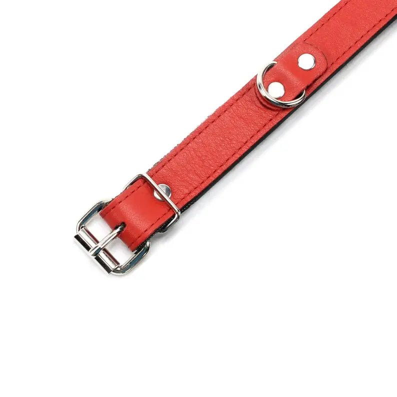 Kathleen Day Leather Collar 1'' Kitten Play Oddo Leather