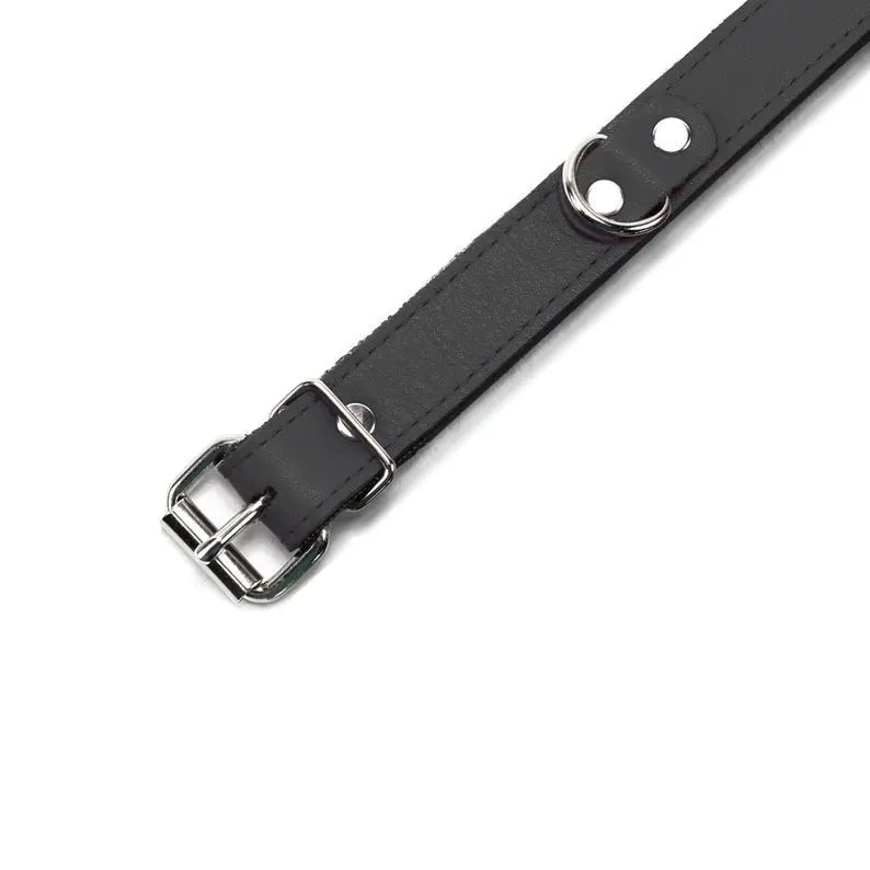 Kathleen Day Leather Collar 1'' Kitten Play Oddo Leather