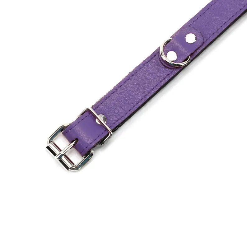 Kathleen Day Leather Collar 1'' Kitten Play Oddo Leather