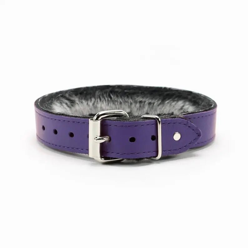 Kathleen Day Leather Collar 1'' Kitten Play Oddo Leather