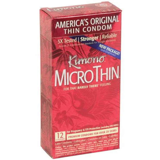 Kimono Micro Thin Condom - Box of 12 Kimono