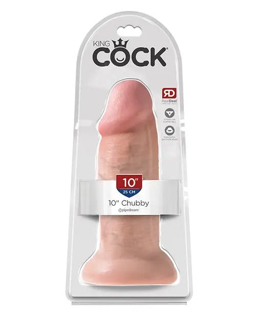 King Cock 10" Chubby Dildo Pipedream