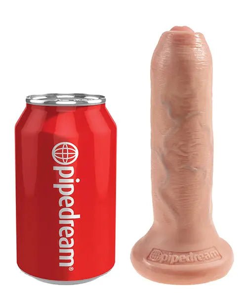King Cock Uncut Realistic Dildo Pipedream