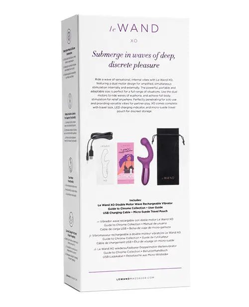 Le Wand XO Double Motor Wave Rechargeable Vibrator Le wand