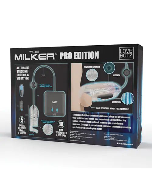 LoveBotz The Milker Pro Edition - Electric Stroker Love Botz