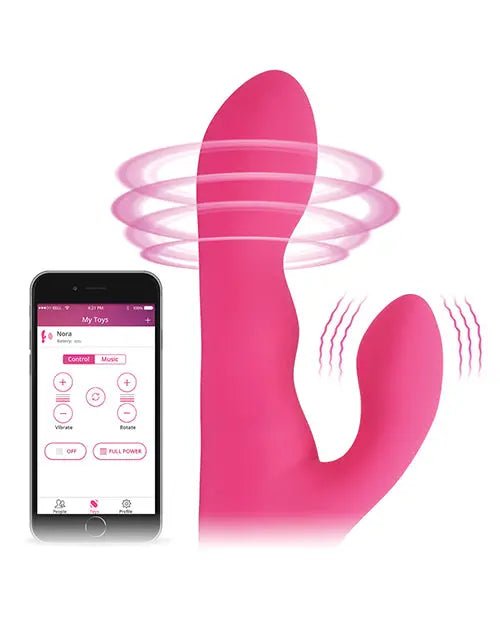 Lovense Nora Rotating Head Rabbit - Vibrator Lovense