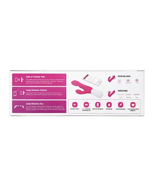 Lovense Nora Rotating Head Rabbit - Vibrator Lovense