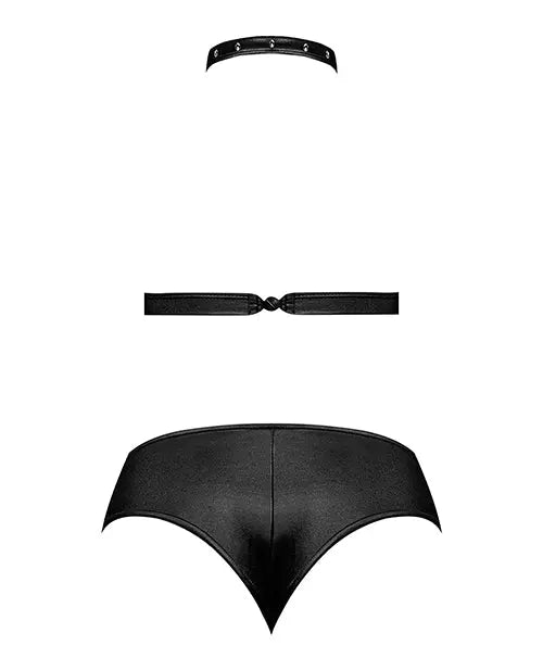 Lust Juno Top with Velcro Choker Neck & Mini Short Lust Fetish