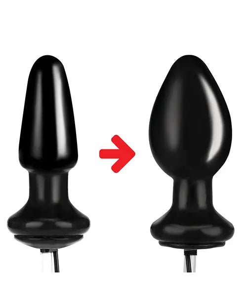 Lux Fetish 4" Inflatable Vibrating Butt Plug LUX Fetish