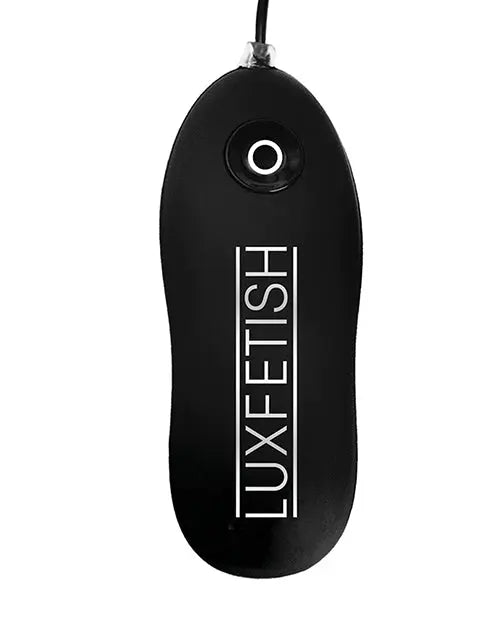 Lux Fetish 4" Inflatable Vibrating Butt Plug with Suction Base LUX Fetish