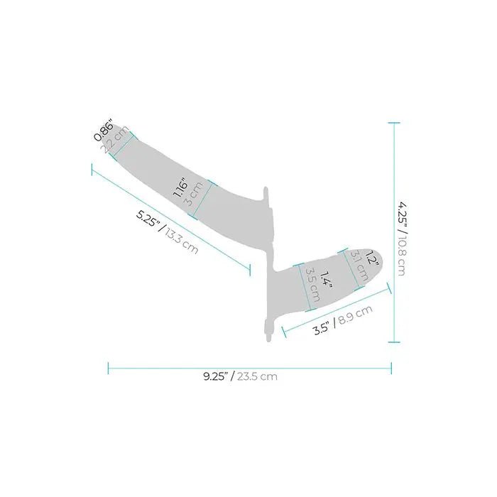 Lux Fetish Strap On Harness Dildo - Double Sided Strap On LUX Fetish