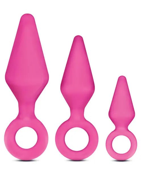 Luxe Night Rimmer Anal Plug Kit Blush
