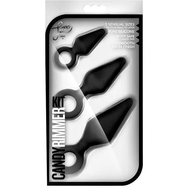 Luxe Night Rimmer Anal Plug Kit Blush