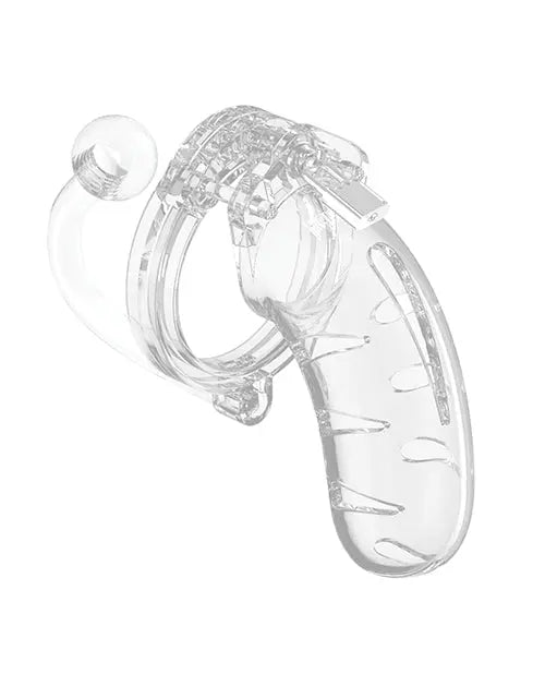 Man Cage Chastity Cock Cage with Plug Shots Men