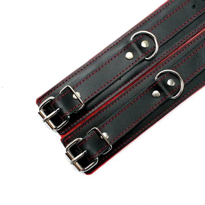 Mandrake Leather Cuff Restraints with & without Locks Oddo Leather