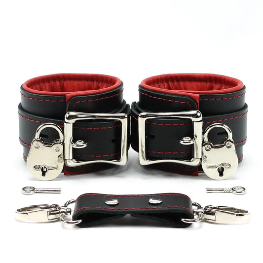 Mandrake Leather Cuff Restraints with & without Locks Oddo Leather