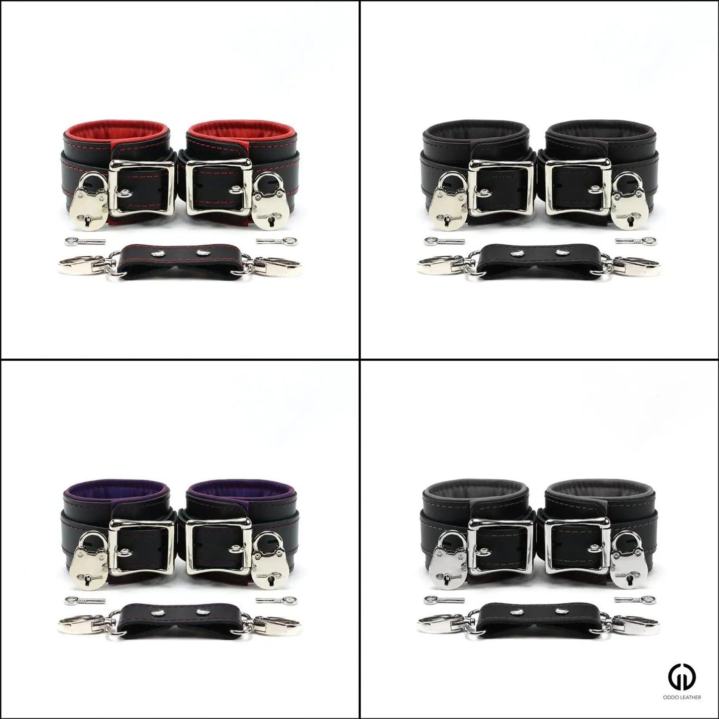 Mandrake Leather Cuff Restraints with & without Locks Oddo Leather