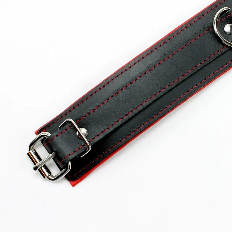 Mandrake Padded Bondage 2" Collar & Lockable Collar Oddo Leather