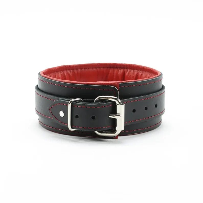 Mandrake Padded Bondage 2" Collar & Lockable Collar Oddo Leather
