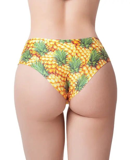 Mememe Fresh Summer Pineapple Printed Slip - Lingerie Mememe