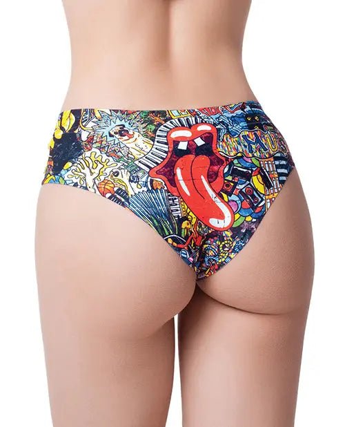 Mememe Psychotropical Trash Printed Slip - Lingerie Mememe
