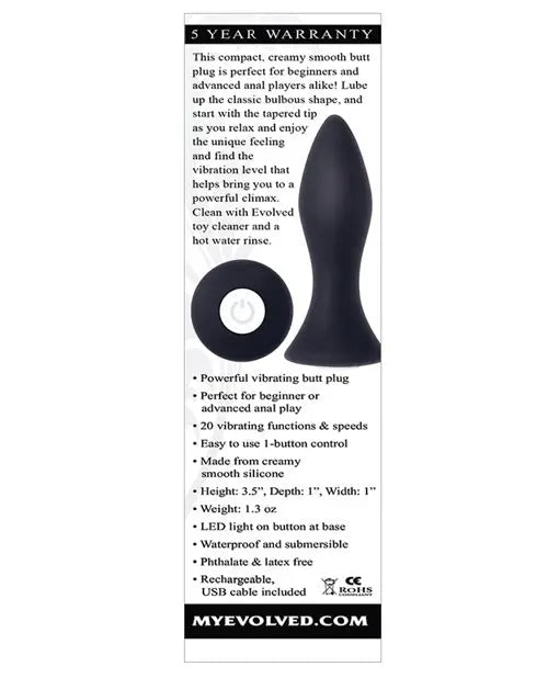 Mini Anal Plug Evolved