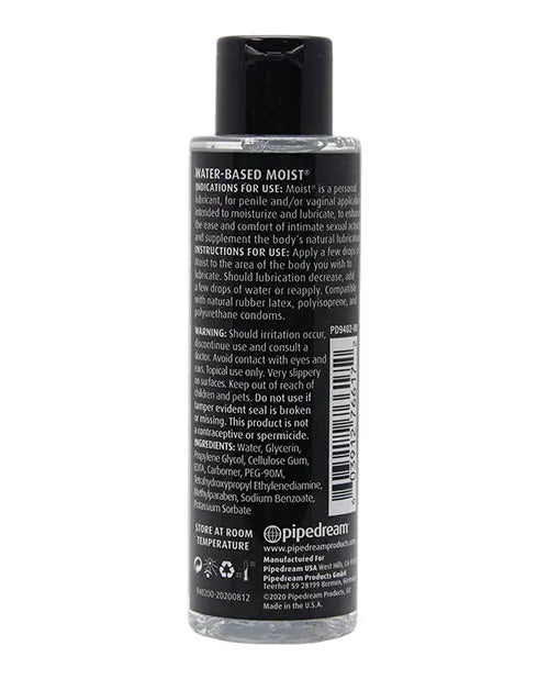 Moist Backdoor Formula Water-Based Personal Lubricant - 4.4oz Pipedream