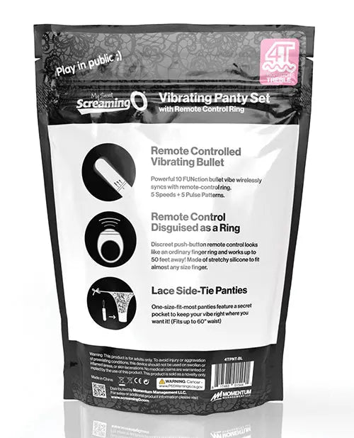 My Secret 4T Vibrating Panties with Remote Screaming O